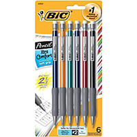 BIC MATIC GRIP PENCIL 6PK