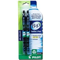 B2P BEGREEN GEL PEN F.BLK 2CD