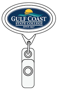 GCSC Badge Reel Oval with Gator Clips