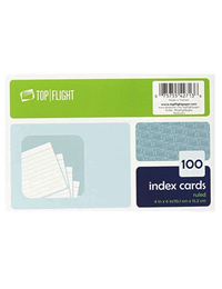 42713 4X6 RULED INDEX CARD 100CT