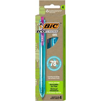 BIC OCEAN GEL RT PEN .7MM AST 4PK