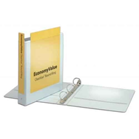 Cardinal EconomyValue ClearVue Round Ring Binder, 1-1/2"