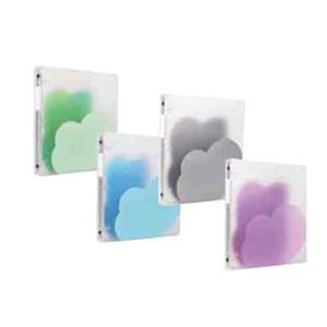 Cloud Ring Binder, 1" Capacity, Assorted Colors