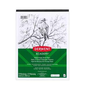 Derwent Academy Medium weight Sketch Pad, 9" x 12"