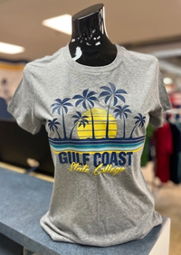  Ladies Beach Logo Tee