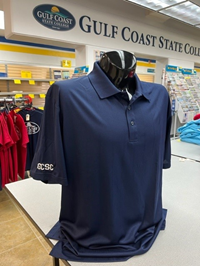 Mens Polo GCSC Letters on left sleeve
