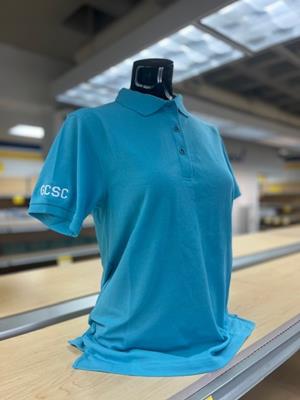 Ladies GCSC Letter Silk Touch Polo