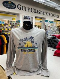 Mens Beach Logo Long Sleeve T